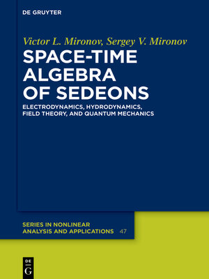 cover image of Space-Time Algebra of Sedeons